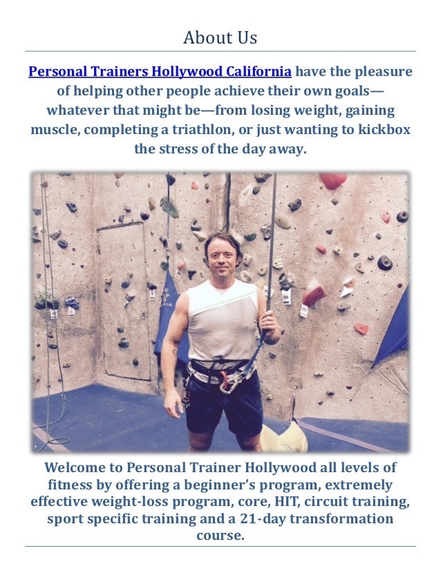 Hollywood Personal Trainers
