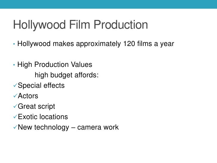Hollywood production