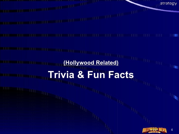 Hollywood Trivia Time