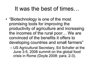 How is the scientific view of genetically modified plants different from the public’s?