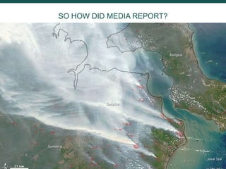Burning issues: Global and local effects of indonesian haze
