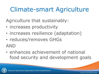 Climate Smart Agriculture | PDF