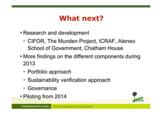 Investing in sustainable landscapes for green returns