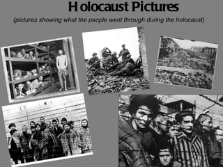 Holocaust Pictures (pictures showing what the people went through during the holocaust) 