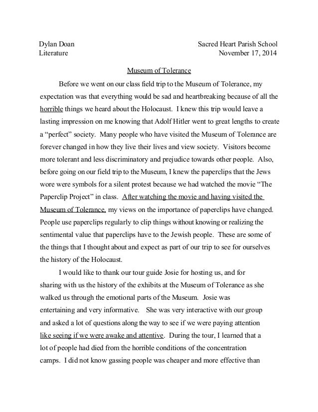Holocaust essay