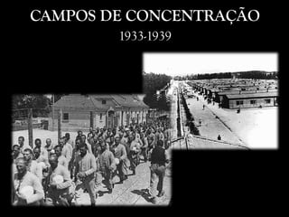 CAMPOS DE CONCENTRAÇÃO
1933-1939
 