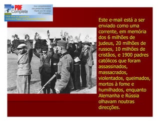 Holocausto Nao Esquecer