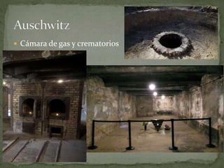  Cámara de gas y crematorios
 