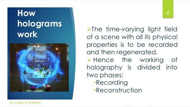 understanding hologram and how it works essay service hologram technology how it works
