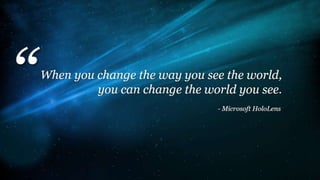 Introduction to Microsoft HoloLens