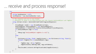 … receive and process response!
 