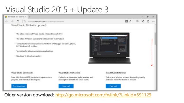download visual studio 2015 professional update 3