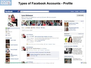 Types of Facebook Accounts - Profile 