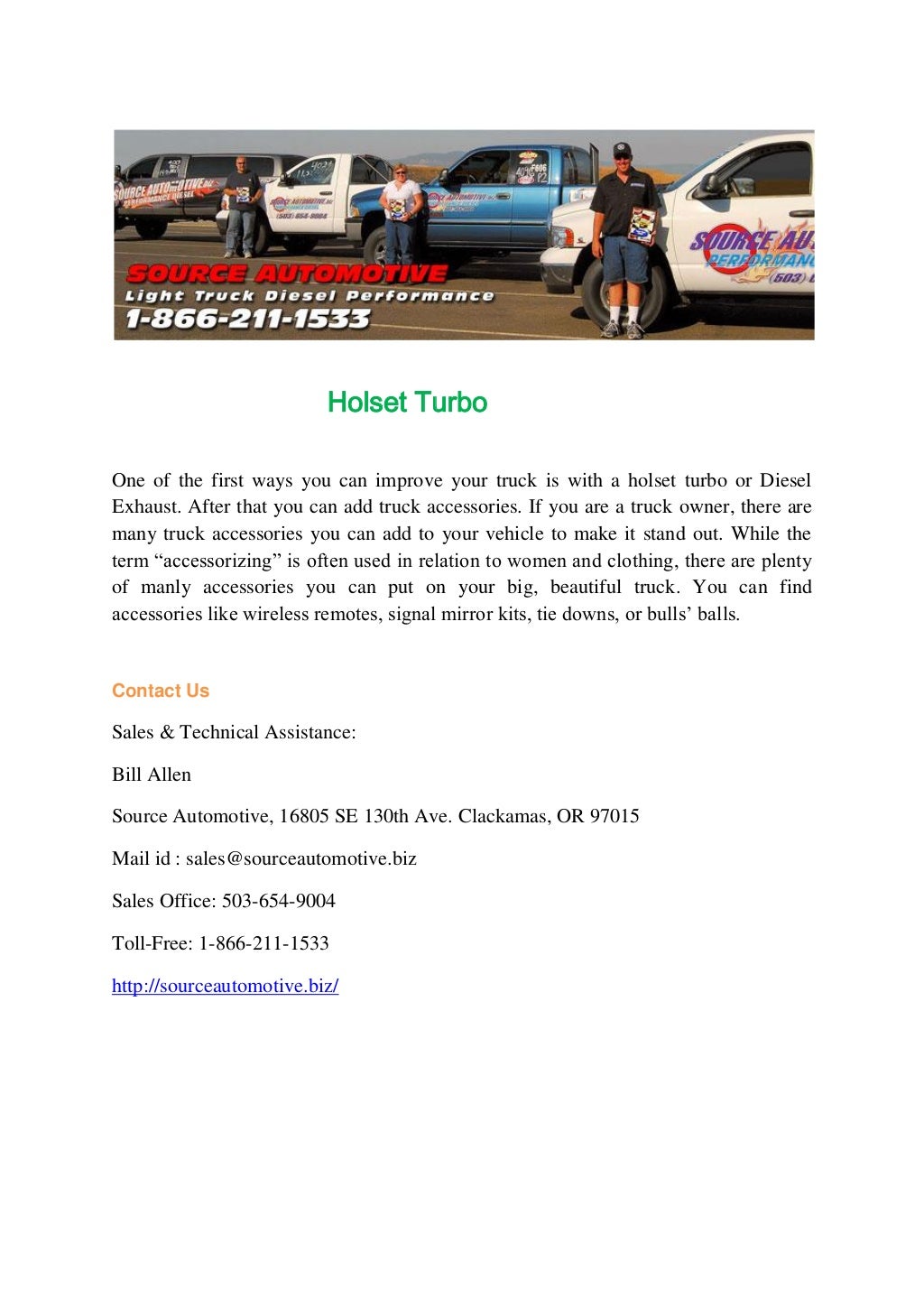 Holset Turbo