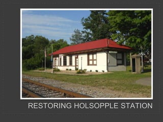 RESTORING HOLSOPPLE STATION
 