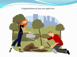 Congratulations on your new apple tree!
 