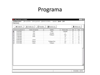 Programa
 