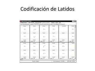 Codificación de Latidos
 