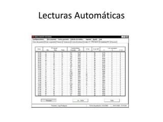 Lecturas Automáticas
 