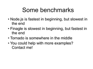 Asynchronous web-development with Python | PPT