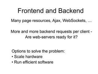 Asynchronous web-development with Python | PPT