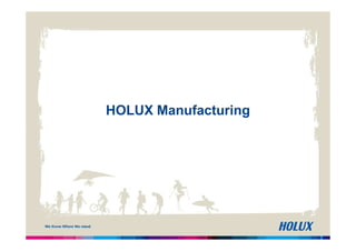 HOLUX Manufacturing
 