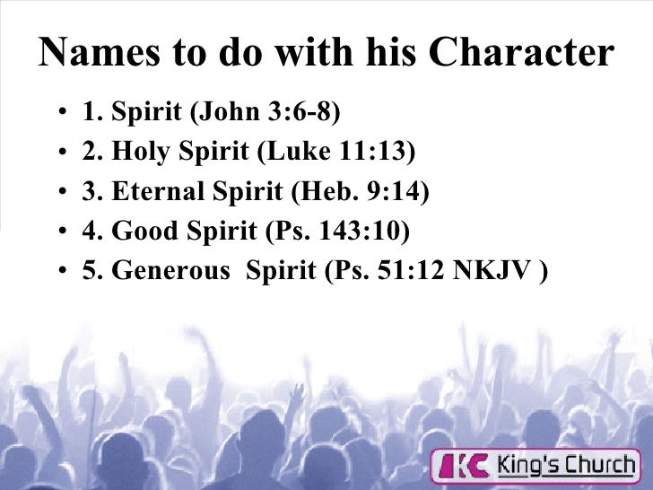Second Saturday - Holy Spirit