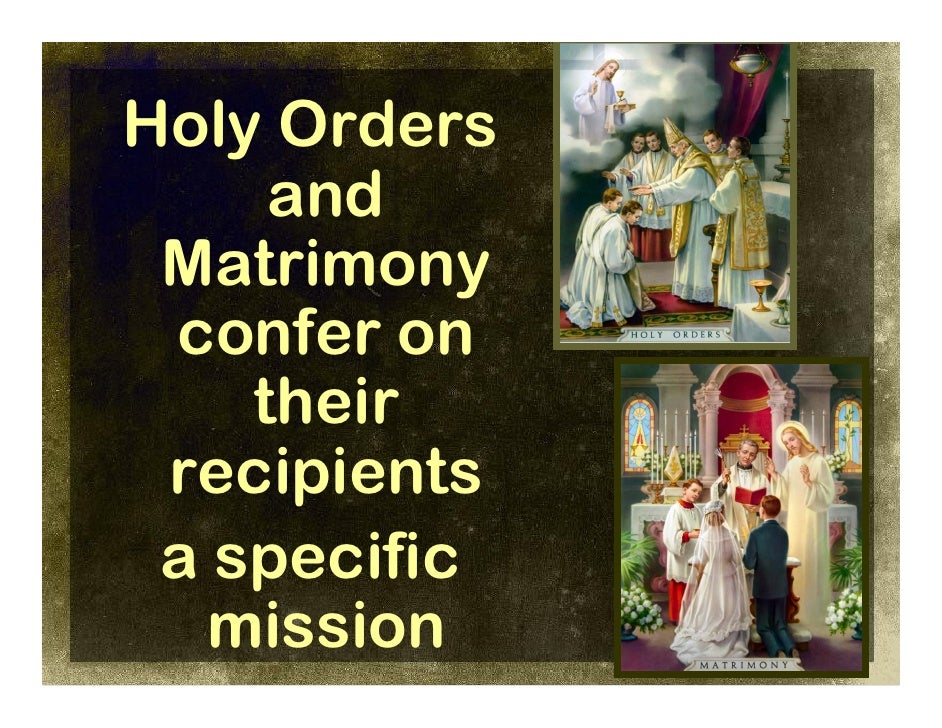 Holy orders
