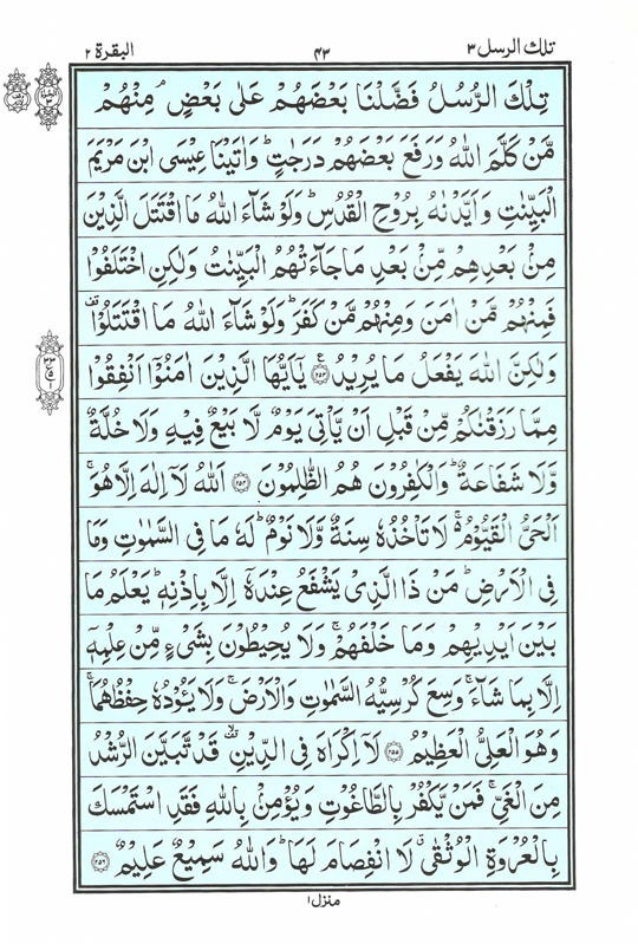 Quran para number 3