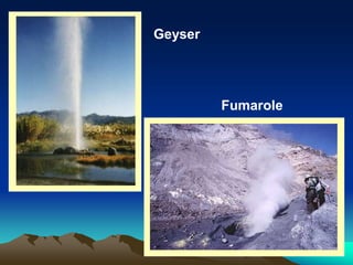 Geyser
Fumarole
 
