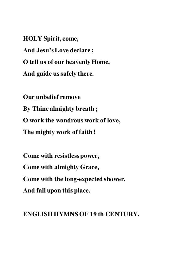 The English Hymn Vol.5