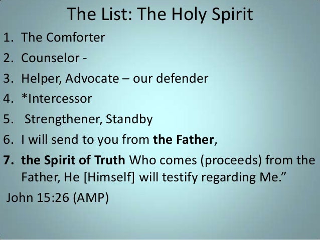 Sermon Holy Spirit Pt 7