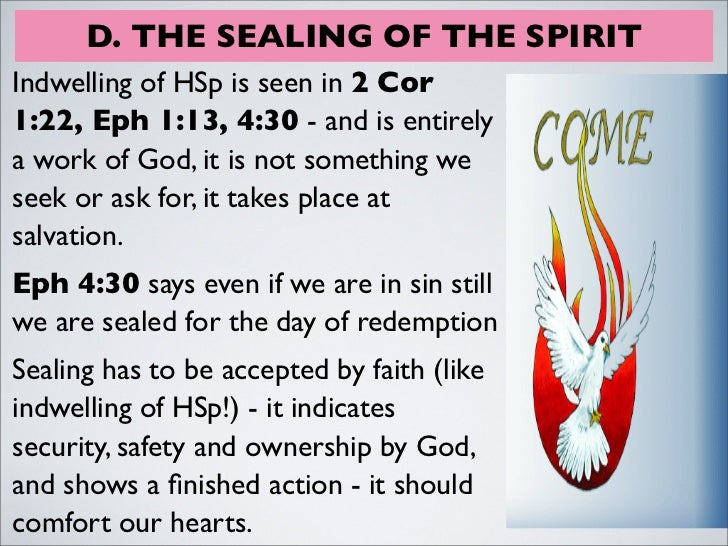 Holy spirit regeneration