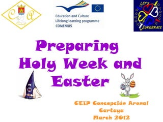 Preparing
Holy Week and
   Easter
     CEIP Concepción Arenal
            Cartaya
          March 2012
 