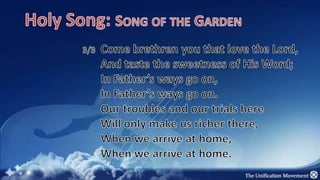 Holy wine ceremony presentation