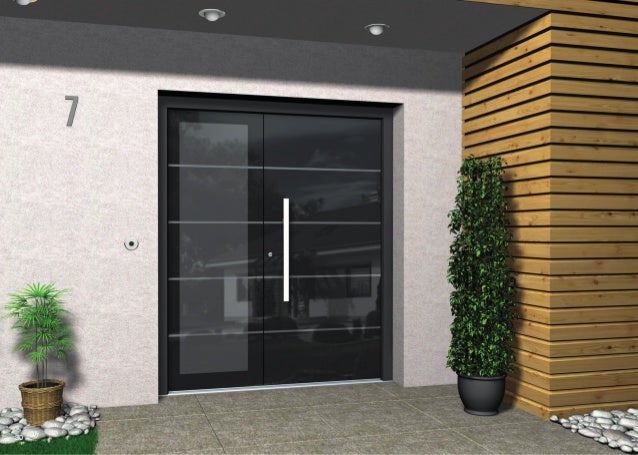 Holz alu haustüren von ideal fensterbau weinstock
