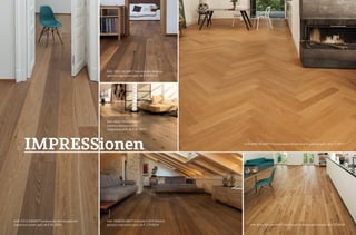 2
ArtNr. 90013 Wildbrett Massivholzdiele Wildeiche gebürstet angeräuchert geölt ab € 67,90/m²
Impressionen
ArtNr. 33113 WILDBRETT Landhausdiele Asteiche gebürstet
angeräuchert gekalkt geölt, ab € 81,90/m2
ArtNr. 39002 WILDBRETT Schlossdiele 8000 Wildeiche
gebürstet angeräuchert geölt, ab € 179,90/m2
ArtNr. 60026 PREMIUM PARKETT
Landhausdiele Eiche Sahara
handgehobelt geölt, ab € 47,90/m2
ArtNr.  90013 WILDBRETT Massivholzdiele Wildeiche
gebürstet angeräuchert geölt, ab € 66,90/m2
ArtNr. 60341 PREMIUM PARKETT Schiffsboden Eiche Astig gebürstet geölt, ab € 33,90/m2
ArtNr. 90300 WILDBRETT Fischgrät Massiv 90 Grad Asteiche gebürstet geölt, ab € 77,90/m2
 