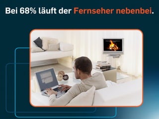 Bei 68% läuft der Fernseher nebenbei.
 