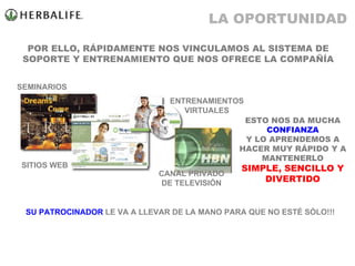 SEMINARIOS POR ELLO, RÁPIDAMENTE NOS VINCULAMOS AL SISTEMA DE SOPORTE Y ENTRENAMIENTO QUE NOS OFRECE LA COMPAÑÍA SITIOS WEB ENTRENAMIENTOS VIRTUALES CANAL PRIVADO DE TELEVISIÓN ESTO NOS DA MUCHA  CONFIANZA Y LO APRENDEMOS A HACER MUY RÁPIDO Y A MANTENERLO SIMPLE, SENCILLO Y DIVERTIDO SU PATROCINADOR  LE VA A LLEVAR DE LA MANO PARA QUE NO ESTÉ SÓLO!!! LA OPORTUNIDAD 