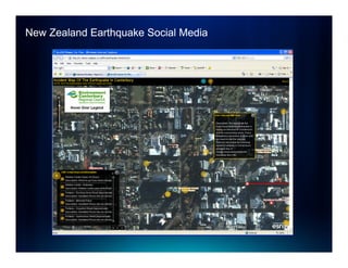 New Zealand Earthquake Social Media
 