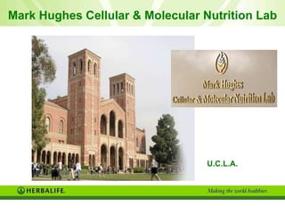 Mark Hughes Cellular & Molecular Nutrition Lab U.C.L.A. 
