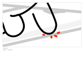 Dialog
[SFX : Tink!]
 