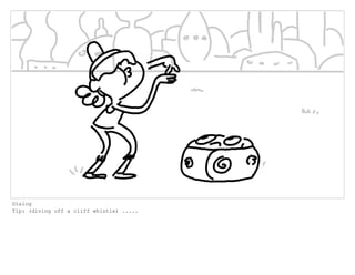 Dialog
Tip: (diving off a cliff whistle) .....
 