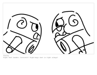 Dialog
Right Vest Leader: Incorrect! Right-ways vest is right always!
 