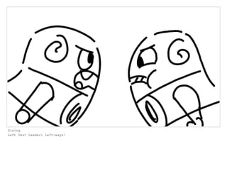Dialog
Left Vest Leader: Left-ways!
 