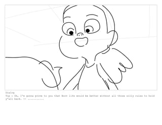 Dialog
Tip : Oh, I'm gonna prove to you that Boov life would be better without all those silly rules to hold
y'all back. -- ...........
 