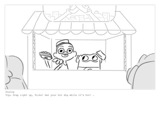 Dialog
Tip: Step right up, folks! Get your hot dog while it's hot! .
 