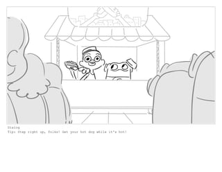 Dialog
Tip: Step right up, folks! Get your hot dog while it's hot!
 