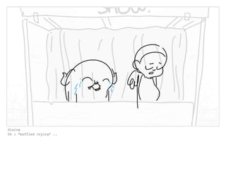 Dialog
Oh : *muffled crying* ..
 