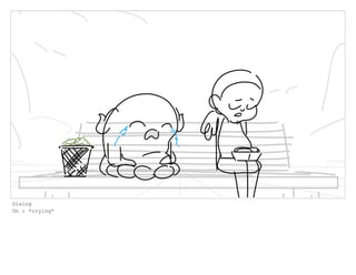 Dialog
Oh : *crying*
 